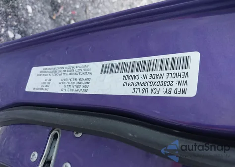 2023 Dodge Charger Scat Pack z USA, uszkodzony, nr VIN 2C3CDXGJ3PH616410